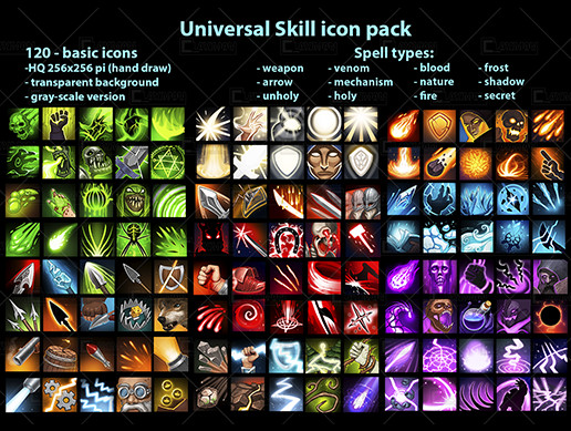 516x389 Universal Skill Icons