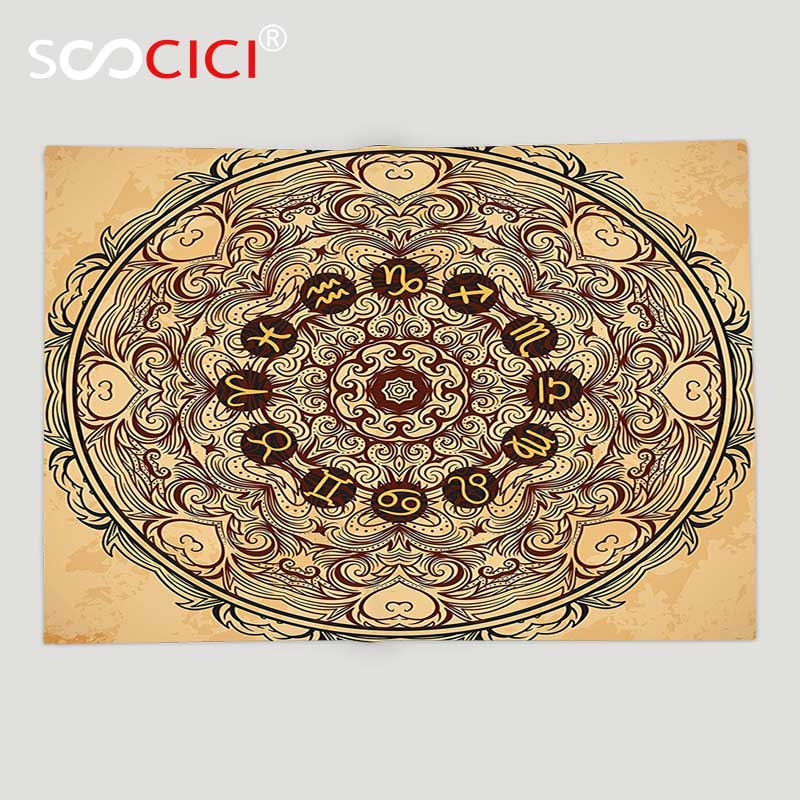 800x800 Custom Soft Fleece Throw Blanket Zodiac Decor Micro Cosmos