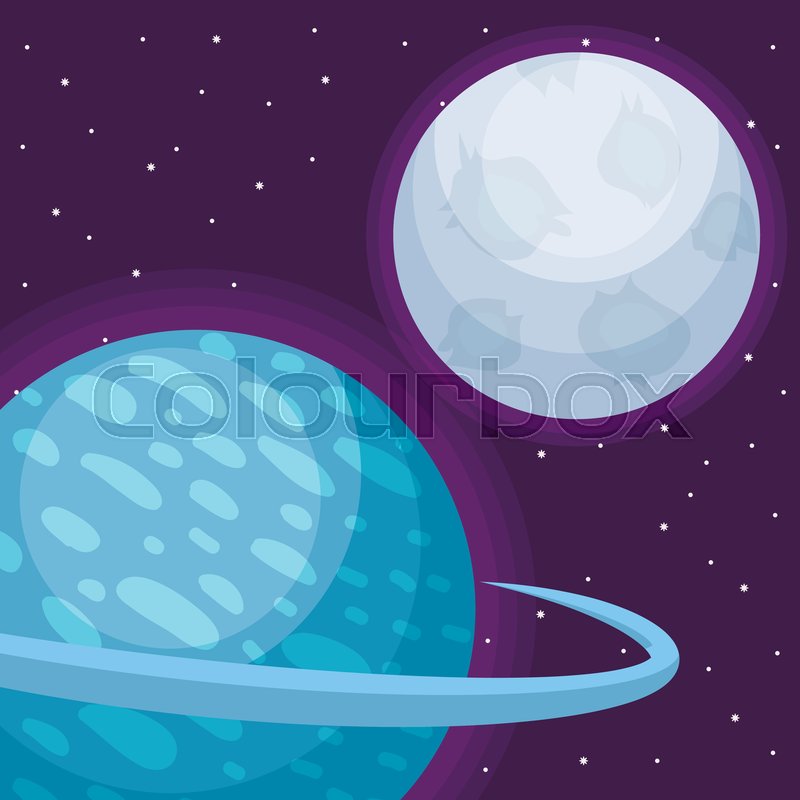 800x800 Planet Space Universe Icon Vector Stock Vector Colourbox