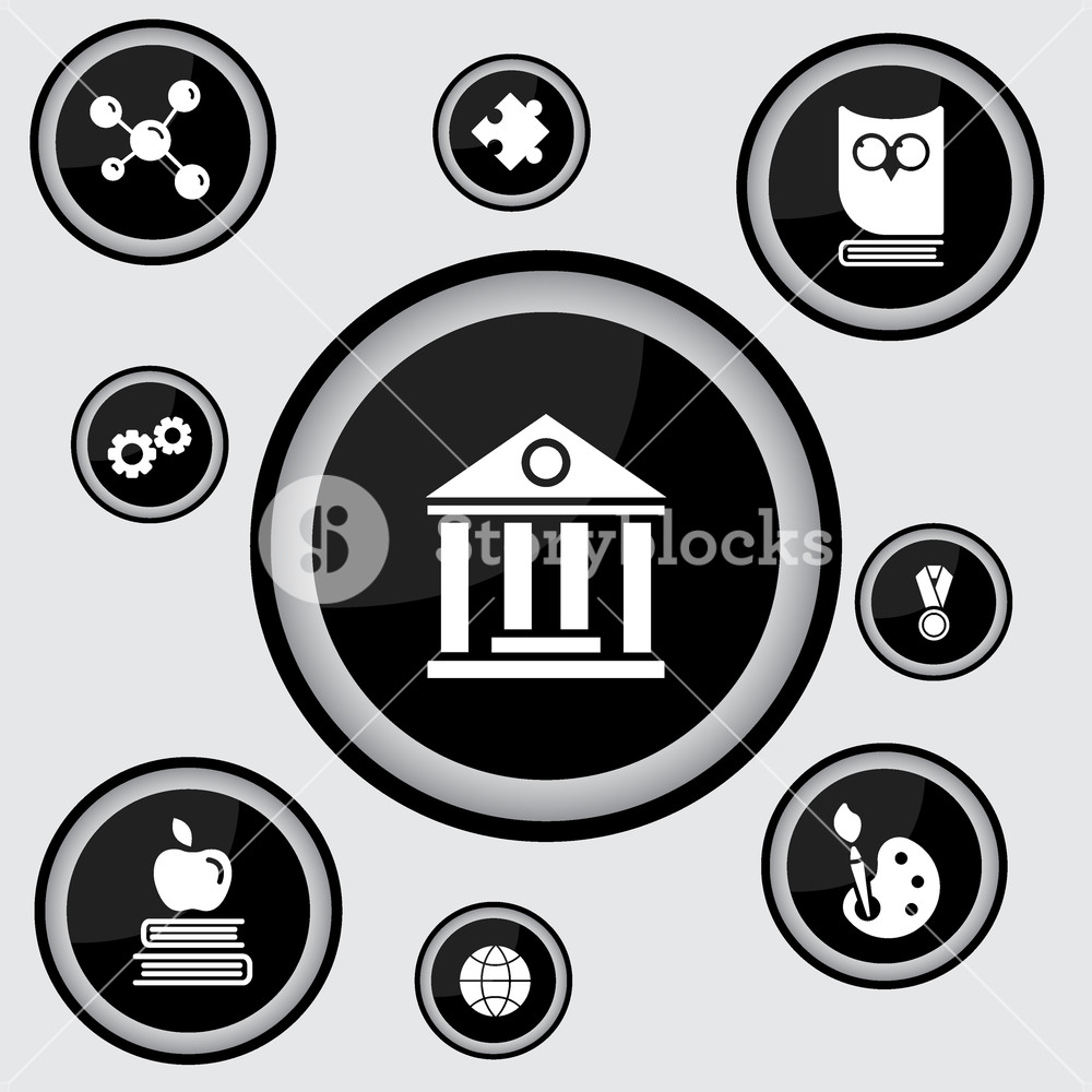 1000x1000 Web Icon Classical Building With Columns