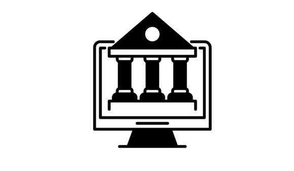 580x338 Online University Icon Graphic