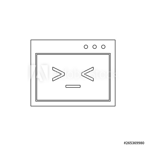 Code Script Shell Unix Outline Icon Signs And Symbols Can Be Used 500x500 Code Script Shell Unix Outline Icon Signs And Symbols Can Be Used