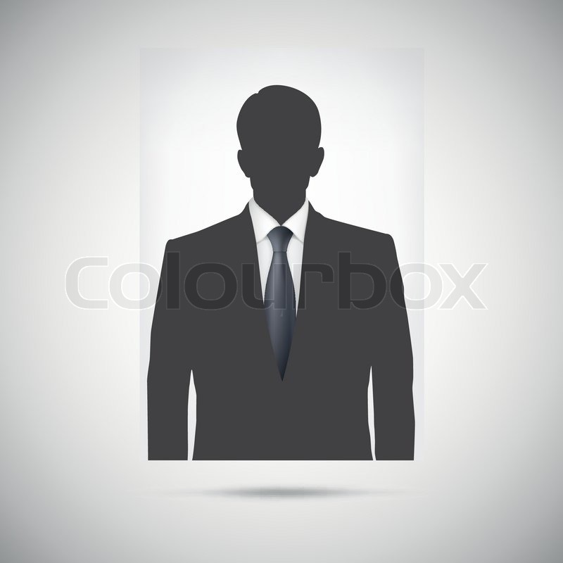 800x800 Profile Picture Whith Tie Unknown Stock Vector Colourbox