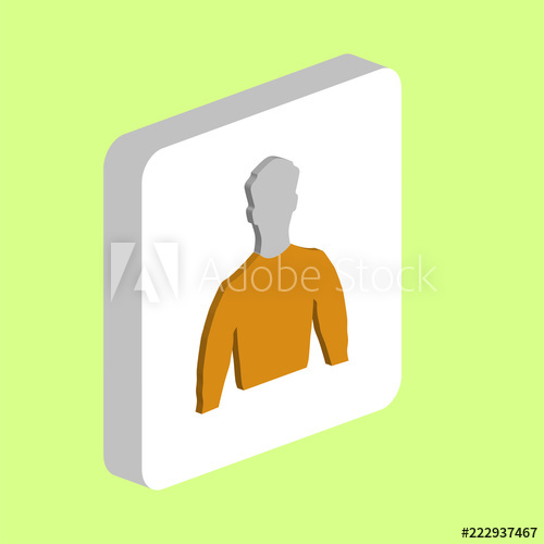 500x500 Unknown Male Avatar Simple Vector Icon Illustration Symbol Design