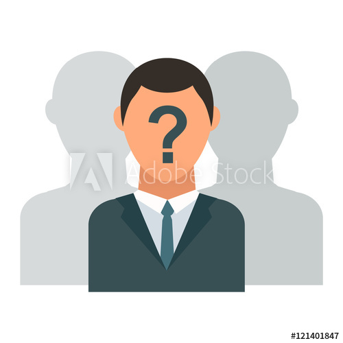 500x500 Unknown Person Vector Silhouette Man Person Silhouette Unknown