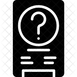 256x256 Unknown Icon Of Glyph Style