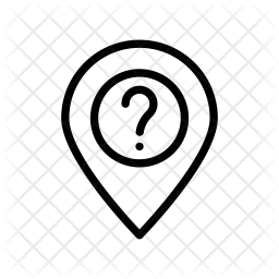 256x256 Unknown Place Icon Of Line Style