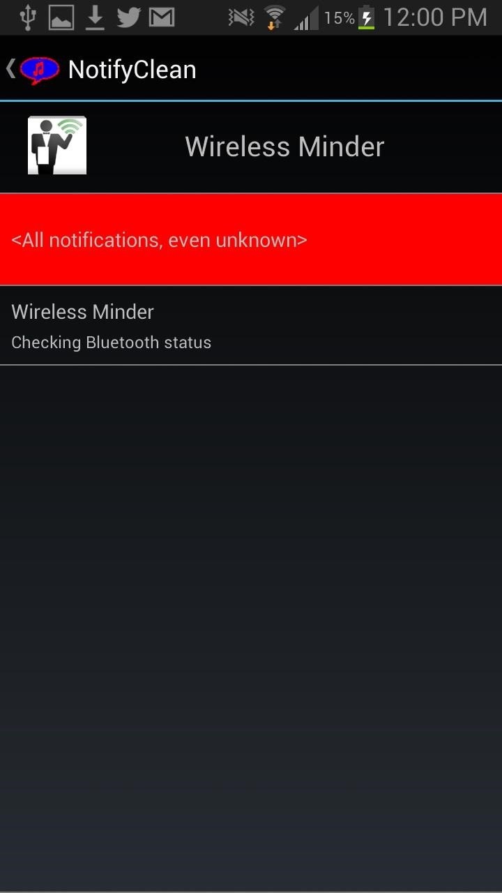 android status bar icon plus