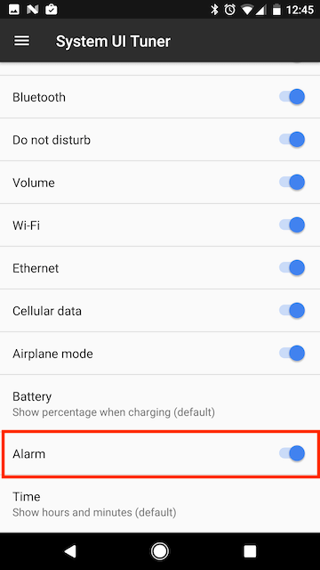 360x640 How To Remove Alarm Icon From Android Status Bar