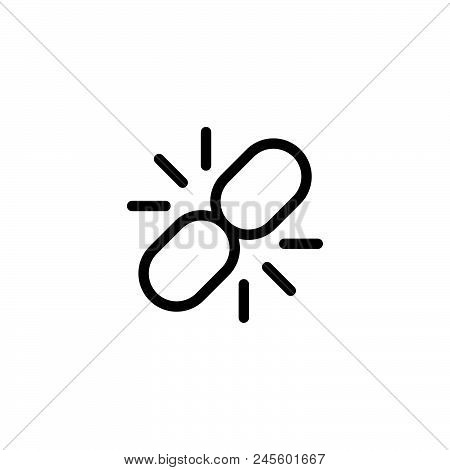 450x470 Unlink Vector Icon On White Background Unlink Modern Icon