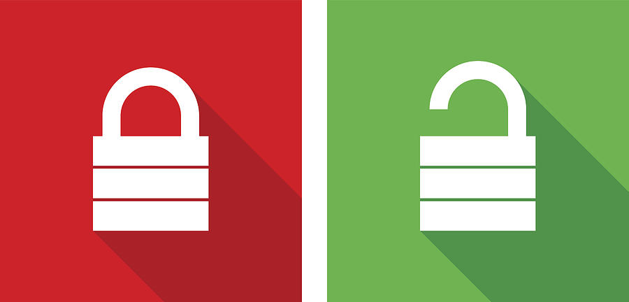 900x432 Lock Unlock Icons