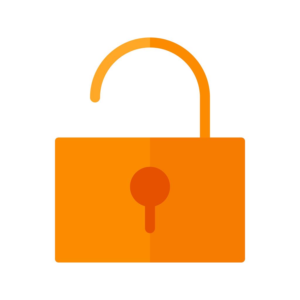 1024x1024 Unlock Flat Multicolor Icon