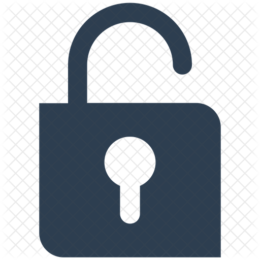 512x512 Unlock Icon Of Flat Style