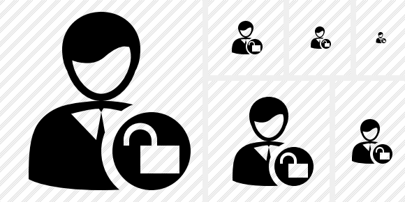 580x290 User Unlock Icon Symbol Black Professional Stock Icon And Free