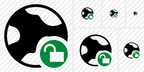 580x290 Internet Unlock Icon Symbol Duo Professional Stock Icon And Free