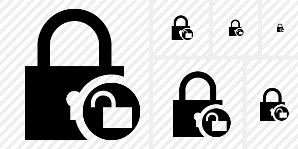 580x290 Lock Unlock Icon Symbol Black Professional Stock Icon And Free