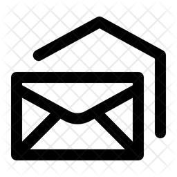 256x256 Mark As Unread Icon Of Line Style