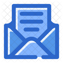 256x256 Email Unread Icon Of Colored Outline Style