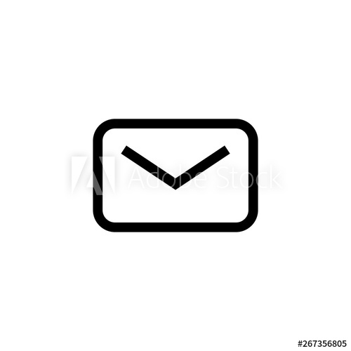 500x500 Unread New Email Message Icon Design Closed Mail Envelope Symbol