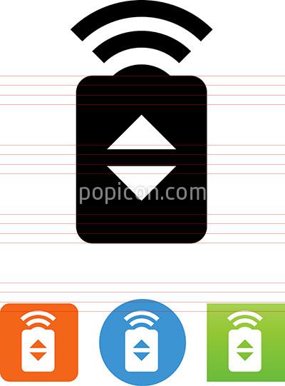 400x541 Remote Control Up Down Switch Icon