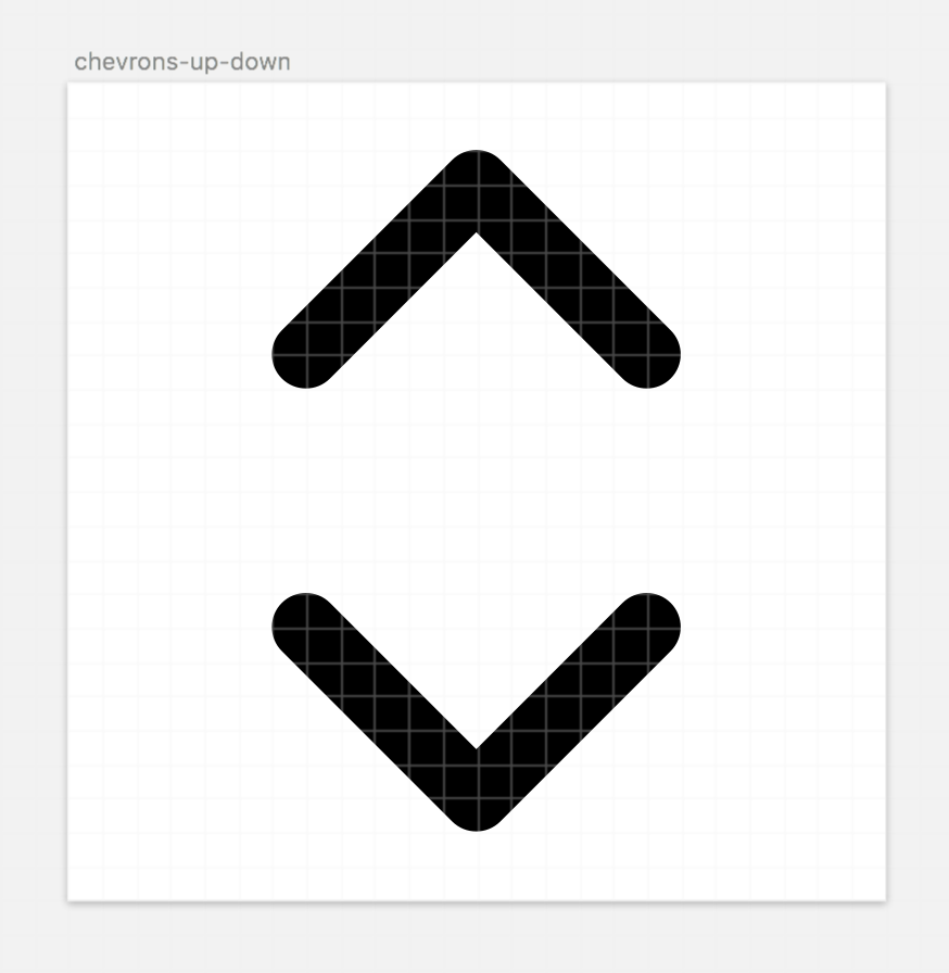 874x896 Icon Request Chevrons Up Down Issue