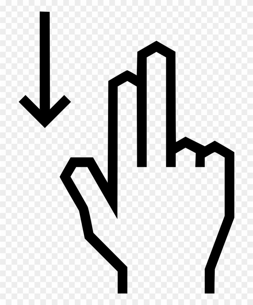 880x1060 Swipe Down Arrow Comments