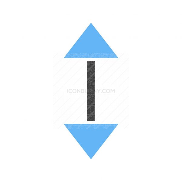 600x600 Up Down Ii Blue Black Icon
