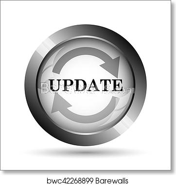362x382 Update Icon, Art Print Barewalls Posters Prints