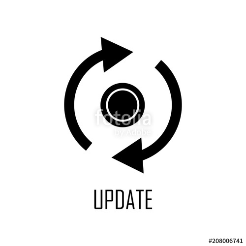 500x500 Update Icon Element Of Web Development For Mobile Concept And Web