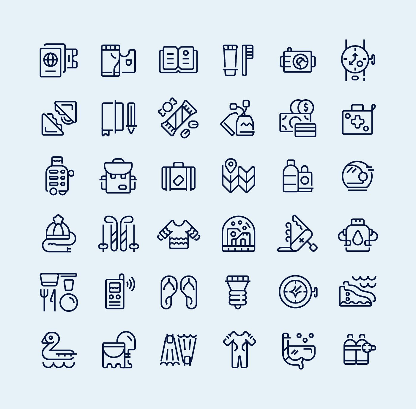 1400x1376 Pack It Up! Icon Set On Behance Znachok Icon Set, Icon Design