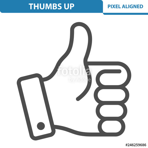 500x500 Thumbs Up Icon Stock Image And Royalty Free Vector