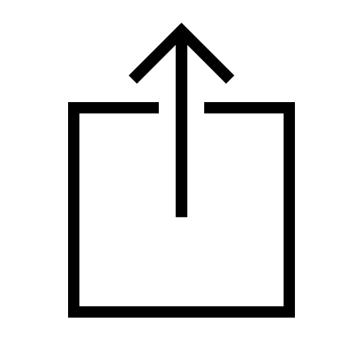 512x512 Upload Outline Icon Iconshow