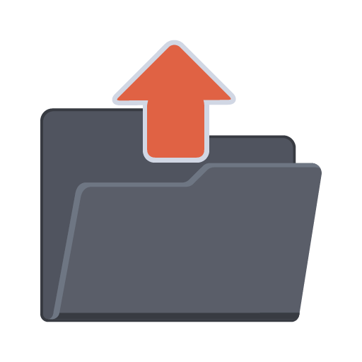 512x512 Upload Folder, Document, File, Upload, Upload Document Icon