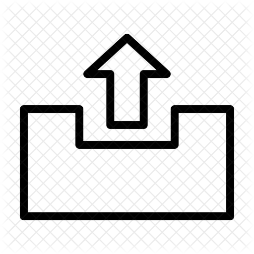 512x512 Upload Icon Of Line Style