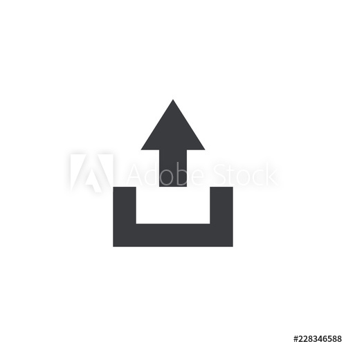 500x500 Export Icon Upload Sign Share Document Symbol Interface