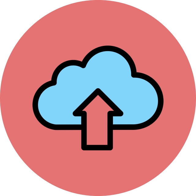 640x640 Upload Cloud Vector Icon, Cloud, Up, Upload Icon Png And Vector
