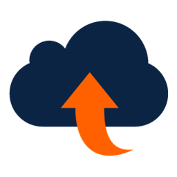 256x256 Upload Information Icon