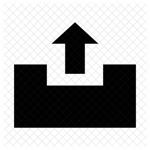 512x512 Upload Folder Icon Of Glyph Style