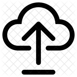 256x256 Cloud Upload Icon Of Line Style