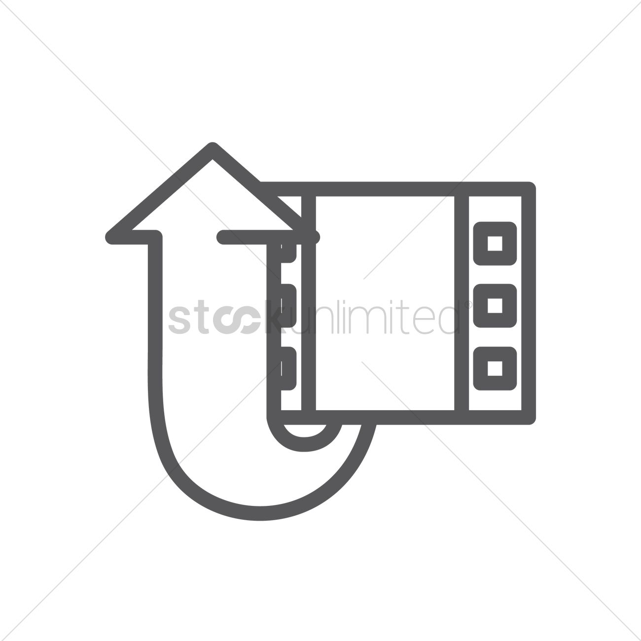 1300x1300 Upload Video Icon Vector Image