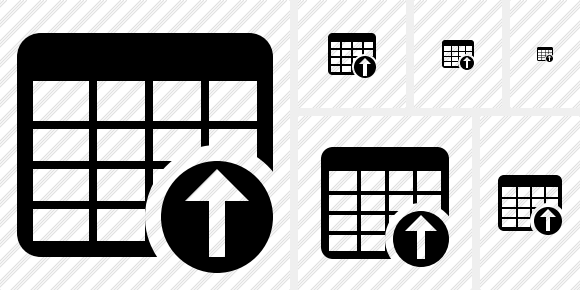 580x290 Database Table Icon Symbol Black Professional Stock Icon