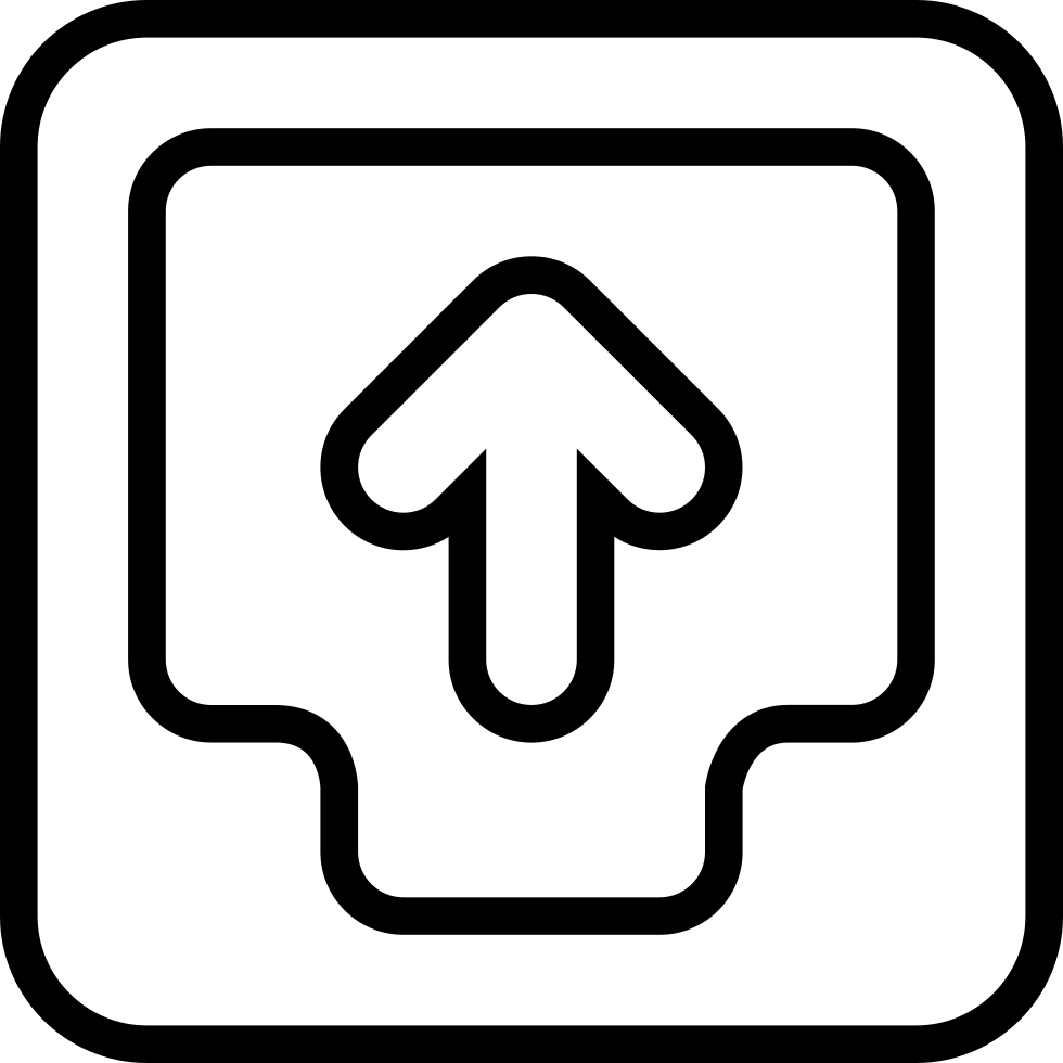 980x980 Upload Video Hollow Png Icon Free Download