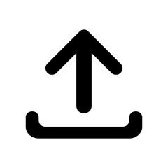 240x240 Upload Icon Vector Stock Image And Royalty Free Vector