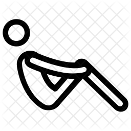 256x256 Sit Ups Icon Of Line Style