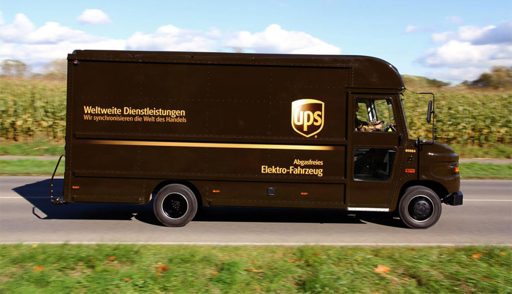 1024x588 Ups Truck Png Images