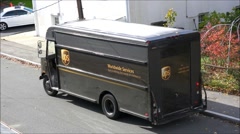 240x134 Ups Truck Stock Footage Royalty Free Stock Videos