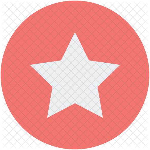 512x512 Star Icon Of Flat Style