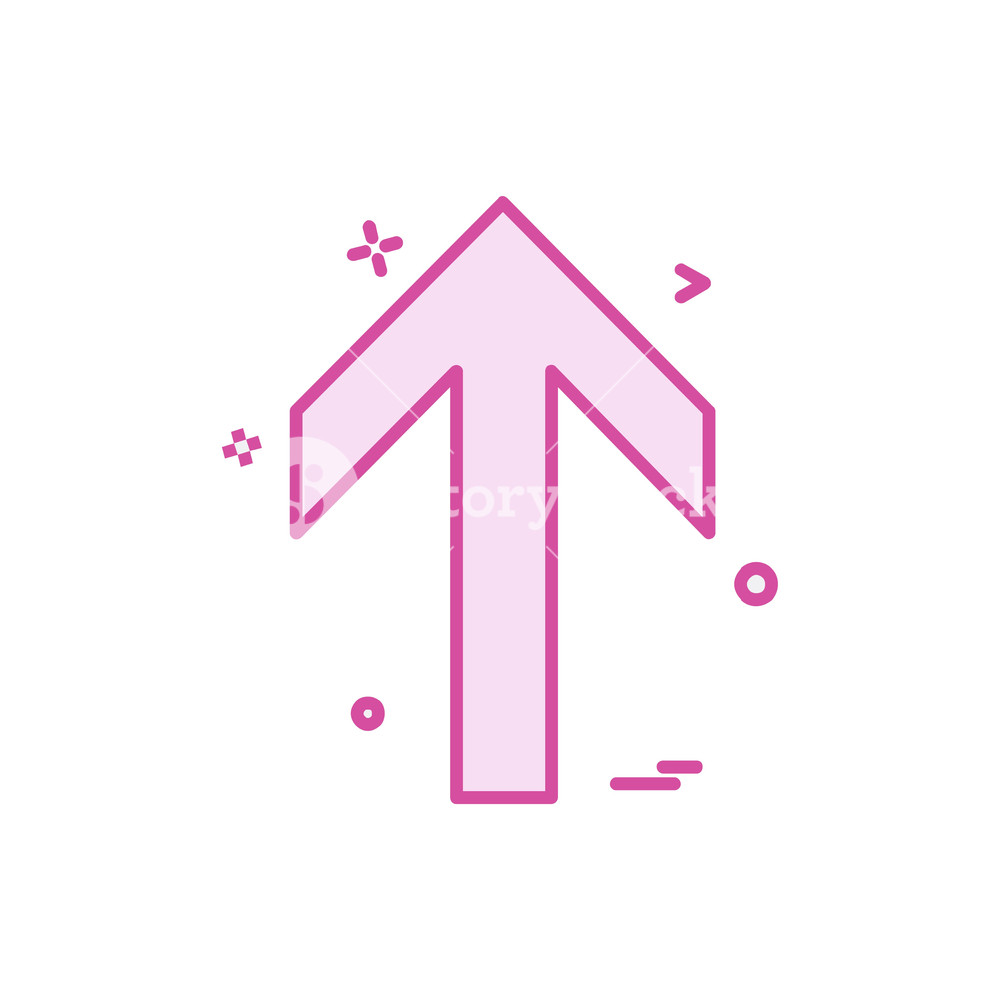 1000x1000 Up Arrow Icon Design Vector Royalty Free Stock Image