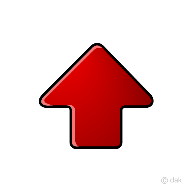 640x640 Up Red Arrow Symbol Free