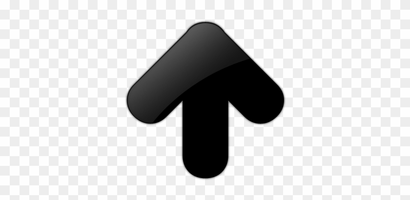 840x410 Black Up Arrow Icon Clipart
